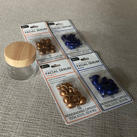 B Pure Concentrated Serum: 2 Retinol, 2 Vitamin C - 40 Total Plus Glass Jar - Picture 6 of 6